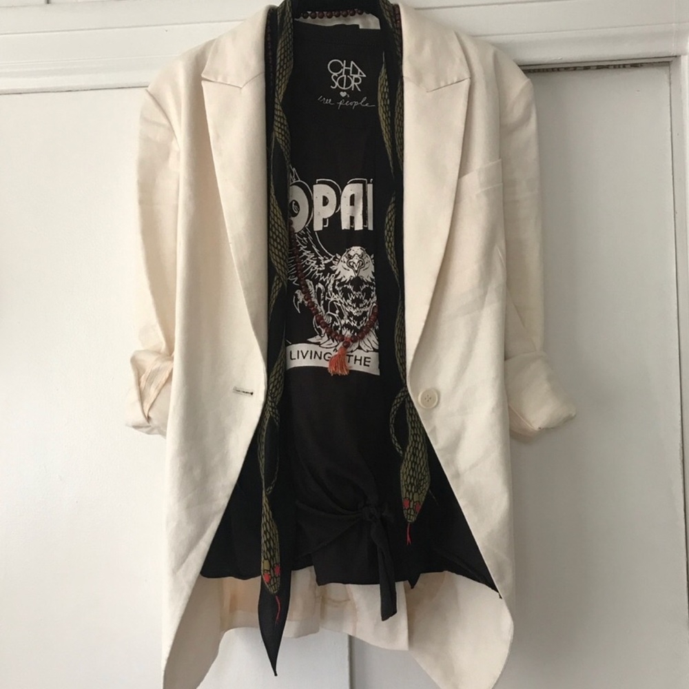 Theory Cream Blazer